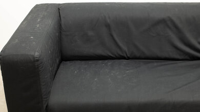 Dyson Omni-glide Sofa Pickup Post Test