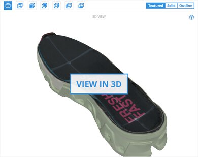 On Cloudmonster Hyper 3D Model Internal