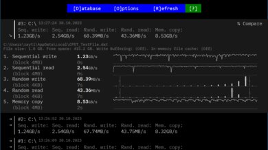 Acer Aspire 3 Spin 14 (2023) Storage Performance Image