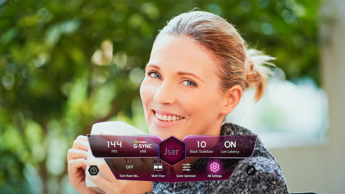 LG C4 42 OLED OSD Picture