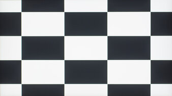 Dell S2725QC Checkerboard Picture