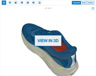 HOKA Arahi 9 3D Model Full Shoe
