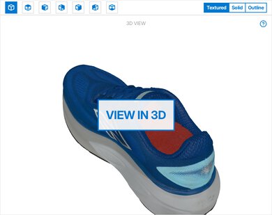 New Balance Fresh Foam X More v6 3D Model Full Shoe