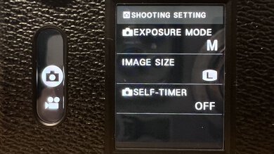Fujifilm X half Screen Menu Picture