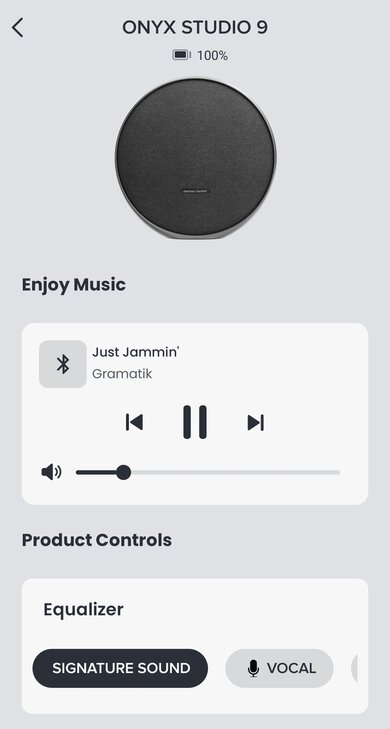 Harman/Kardon Onyx Studio 9 App Picture