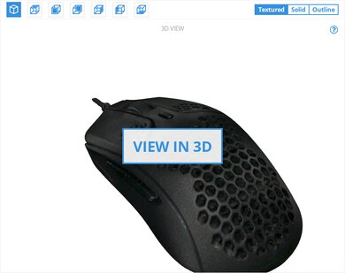 HyperX Pulsefire Haste 3D Model