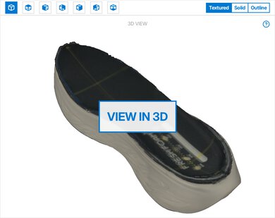 New Balance Fresh Foam X 1080v14 3D Model Internal