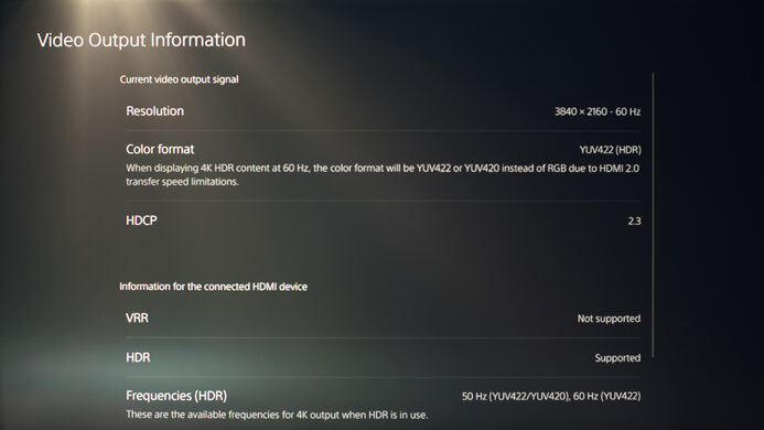 ASUS ROG Strix XG27AQ PS5 Compatibility Photo