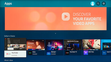 Samsung QN800A 8k QLED Apps Picture