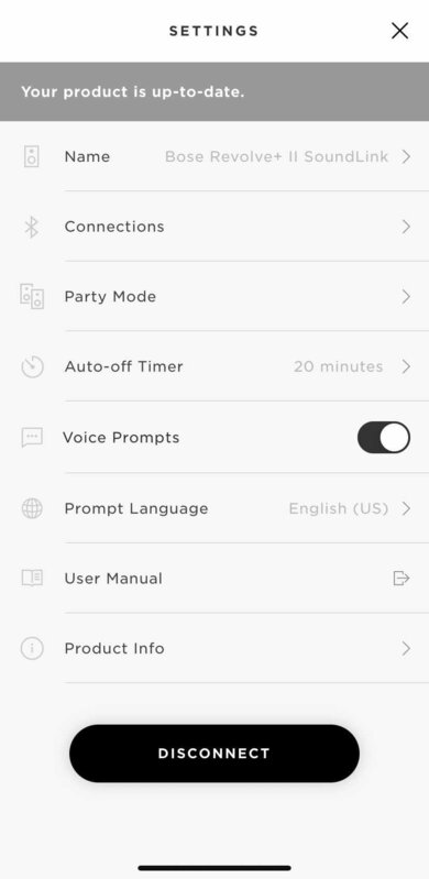 Bose SoundLink Revolve+ II App Picture