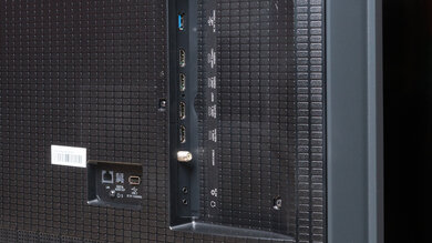 Hisense U65QF Side Inputs Picture