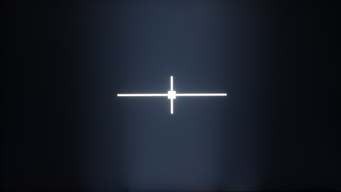 Gigabyte M27U Black Uniformity Picture With Local Dimming