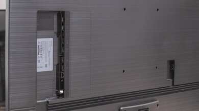 Samsung QN85A QLED Side Inputs Picture