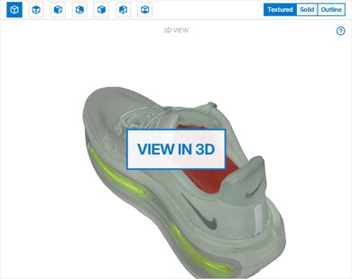 Nike Vomero Premium 3D Model Full Shoe