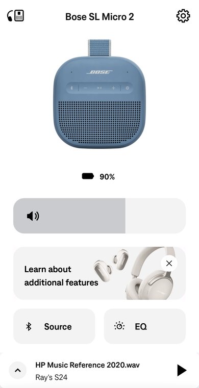 Bose SoundLink Micro (2nd Gen) App Picture