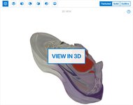 361 Flame 5 3D Model Full Shoe