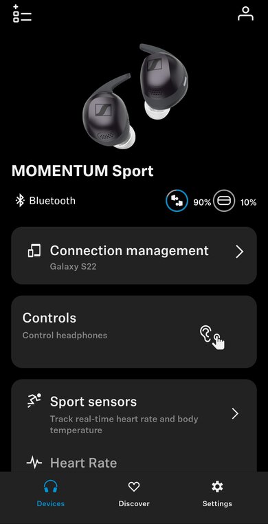 Sennheiser MOMENTUM Sport App Picture