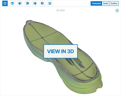 Skechers Aero Spark 3D Model Internal