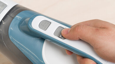 Black+Decker 16V MAX dustbuster Cordless Hand Vacuum Picture Of Controls