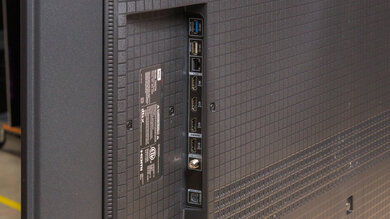 TCL Q77K Side Inputs Picture