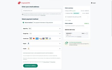 ExpressVPN Payment Options