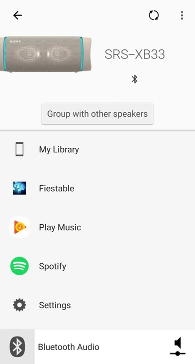 Sony SRS-XB33 App Picture