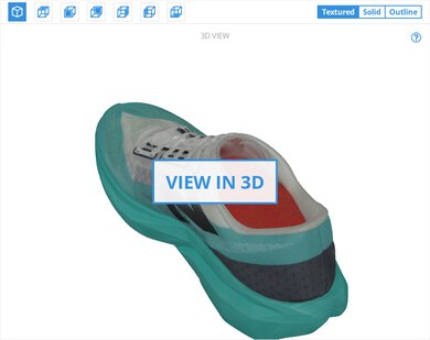New Balance FuelCell Rebel v4 3D Model Full Shoe
