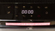 NutriChef 5.8 Quart NCAF539TB Control Panel Photo