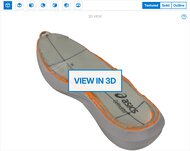 ASICS HYPER SPEED 6 3D Model Internal