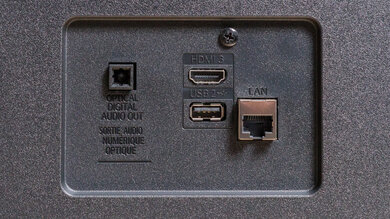 LG UA77 Rear Inputs Picture