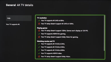 Panasonic W70B Xbox Series X Screenshot