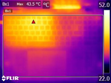 Dell 16 Plus (2025) Keyboard Temps Picture