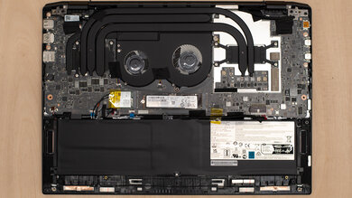 MSI Summit E16 Flip (2023) Internals Photo