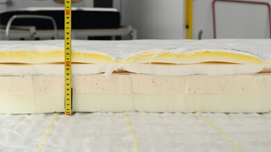 Helix Midnight Luxe 2024 Foam Layer Thickness Picture