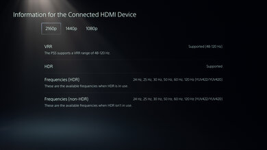 Panasonic Z95A OLED PS5 Screenshot