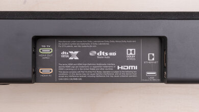 Vizio SB36312-G6 Physical inputs bar photo 2