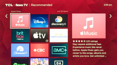 TCL 6 Series/R655 2022 QLED Apps Picture