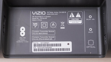 Vizio Elevate Physical Connections Bar Photo 1