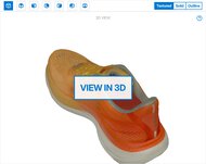 Saucony Ride 19 3D Model Full Shoe