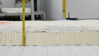 Saatva Latex Hybrid Foam Layer Thickness Picture