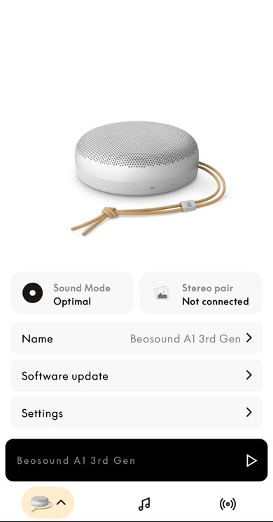 Bang & Olufsen Beosound A1 3rd Gen App Picture