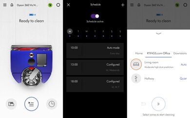 Dyson 360 Vis Nav Companion App Screen Grabs