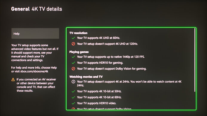 AOC Q27G40XMN XSX Compatibility Photo