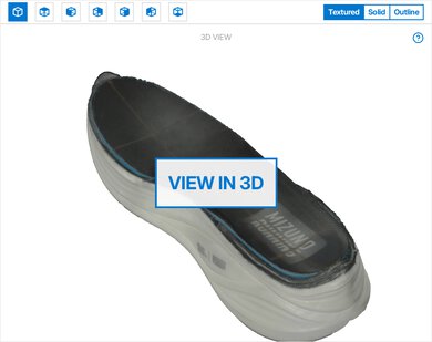 Mizuno Neo Zen 2 3D Model Internal