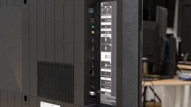 Sony X90J Side Inputs Picture