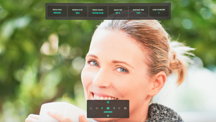 Dell Alienware AW3425DWM OSD Picture