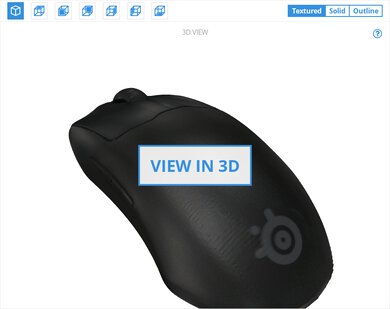 SteelSeries Prime Wireless 3D Model