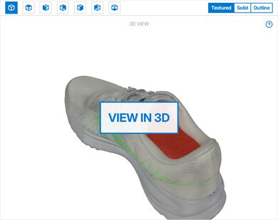 Nike Run Defy 3D Model Full Shoe