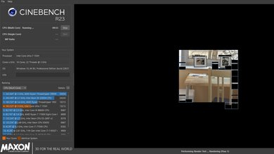 Dell XPS 14 (2024) Cinebench R23 Photo
