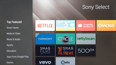 Sony X700D Apps Picture